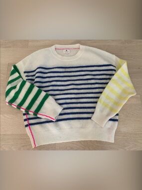 Sundry striped sweater never worn. Oversized Size 0 ,poly/acrylic